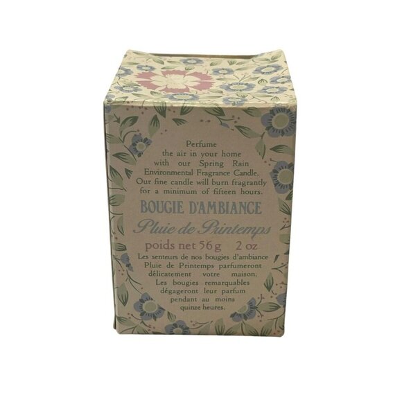 Vtg Scarborough & Co SPRING RAIN Fragrance Candle 2 Ounces - Picture 3 of 6